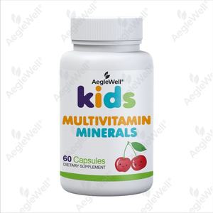 Cápsulas Multivitamínicas para Niños Aeglewell OEM/ODM de Marca Privada, Suplemento para Niños, 60 Cápsulas - Product Image 1