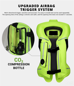 Catégorie de produits Gilet gonflable de motocross avancé OEM pour veste de course de <span class=keywords><strong>moto</strong></span> avec brosses à dents soniques Airbag d'équitation - Product Image 3