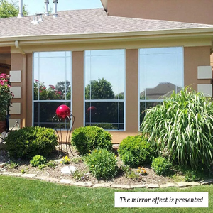 One Way Mirror <strong>Window</strong> Film Heat UV Reflective <strong>Privacy</strong> Tint Foil <strong>Window</strong> <strong>Privacy</strong> Static Cling Tint for Home and Office - Product Image 4
