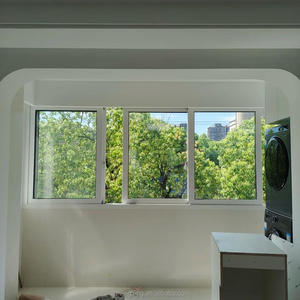Fenêtre <span class=keywords><strong>coulissante</strong></span> <span class=keywords><strong>horizontale</strong></span> moderne en alliage d'aluminium avec réduction du bruit et isolation thermique pour maison extérieure près de la route - Product Image 5