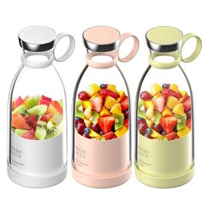 Licuadora Eléctrica Portátil para Frutas, Botella para Smoothies, 350 ml, Carga Inalámbrica, Exprimidor de Jugos Frescos, Mini Licuadora Portátil - Product Image 1