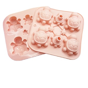 Reusable 8 Holes Big and Small Turtle Silicone Plaster <strong>Doll</strong> <strong>Mold</strong> Handmade Silicone Turtle Soap Pudding Cake Decoration <strong>Molds</strong> - Product Image 3