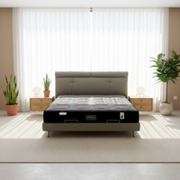 Matelas fin double à infusion de gel pour chambre familiale, hypoallergénique et adapté aux personnes âgées