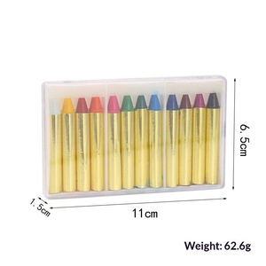 Crayones de Pintura Facial para Niños, Accesorios de Maquillaje para <span class=keywords><strong>Halloween</strong></span>, Caja de Pintura Corporal de Colores, Personalizable - Product Image 3
