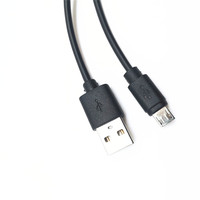 Cable de Datos de Cobre Puro con Blindaje Trenzado de PVC, Carga Rápida 3A, 1M/2M, 30/28/26AWG, Micro-USB C para Computadora, Móvil y Escáneres de Código de Barras