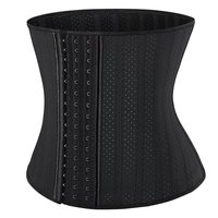 Corset de maintien de la taille en latex XXS pour femme, contrôle du ventre, entraînement sportif, gaine pour la perte de poids, shapewear