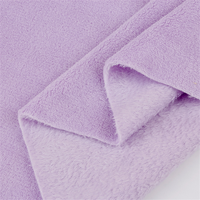 Tissu en polaire corail brossé 100 % polyester 300 g/m² personnalisé, anti-boulochage, doux et moelleux pour couverture et plaid
