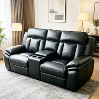 Ensemble de canapés inclinables modernes 3-2-1 en tissu pour salon, fauteuils inclinables de haute qualité et causeuse inclinable