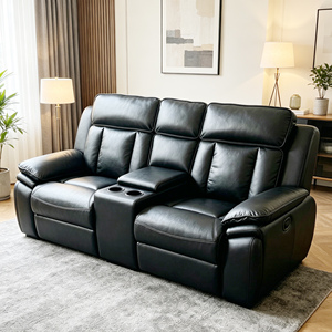Ensemble de canapés inclinables modernes 3-2-1 en tissu pour salon, fauteuils inclinables de haute qualité et causeuse inclinable - Product Image 6