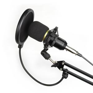 ไมโครโฟนแบบมีสาย BM-800 สำหรับพีซี คอมพิวเตอร์ สมาร์ทโฟน บันทึกเสียง ร้องเพลง เล่นเกม สตรีมสด - Product Image 2