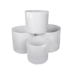 DaringFish Bolsas de Cultivo Blancas de Tela No Tejida Gruesa con Asas, Venta al por Mayor para Jardinería Doméstica y Producción de Viveros de Flores - Product Image 2