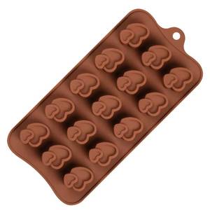 Moule à chocolat en silicone antiadhésif sans BPA, 15 cavités, platine LFGB, pour la Saint-Valentin, de la marque MUYULINS - Product Image 1