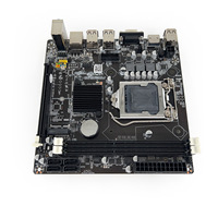 Nouvelle carte mère mini-ordinateur de bureau Intel H61-ITX LGA1155 avec chipset Intel, double DDR3, M.2, carte réseau Gigabit et double mémoire