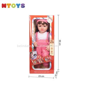 Belinda yeni satış 22 inç yumuşak silikon vücut kız yeniden doğmuş bebek bebek vinil sevimli gerçekçi gerçek görünümlü yürümeye başlayan bebek hediye için çocuk oyuncak - Product Image 2