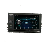 Unité centrale de navigation Android 9 pouces avec boutons latéraux et molette, autoradio avec image de recul pour plateforme MQB