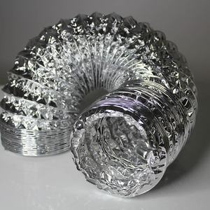 Nouveau tube de feuille d'aluminium <span class=keywords><strong>flexible</strong></span> de <span class=keywords><strong>conduit</strong></span> de ventilation doublé par <span class=keywords><strong>cheminée</strong></span> - Product Image 2