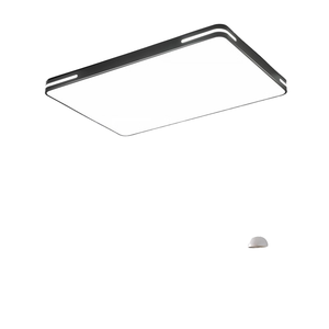 Lampu Plafon LED Modern Persegi & Perlengkapan Lampu LED Kontrol Saklar untuk Rumah Kamar Tidur Ruang Tamu-Lampu Chandelier LED Plafon - Product Image 4