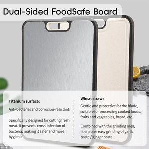 Wdf New Nhôm Tablas De Cortar De Kim Loại Titanio Thép Không Gỉ Thớt Hội Đồng Quản Trị Hai Mặt Tinh Khiết Titan Cắt Hội Đồng Quản Trị - Product Image 4
