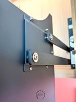 Étagère coulissante en verre trempé pour armoire murale supérieure de cuisine, panier de rangement relevable