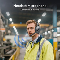 Headset Headband Mikrofon yang Dapat Disesuaikan untuk Perjalanan, Konektor Kabel 3.5mm TT032 & TT126 Sistem Pemandu Wisata RETEKESS