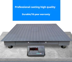 Bestseller 1 Tonne Edelstahl Tier waage Boden waage 1*1m 1000kg Digital Platform Computing <span class=keywords><strong>Scale</strong></span> OEM anpassbar - Product Image 2