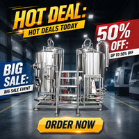 Équipement de brasserie artisanale HG 3BBL 300L pour usage domestique, facile à utiliser, garantie de 6 ans
