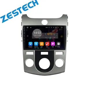 9 Inch Single Din Android 10.0 Car Dvd-speler Voor Kia Cerato 2012 Auto Audio Gps Navigatie Auto Stereo Wifi bt Swc