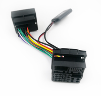 Adaptateur de câble audio Bluetooth AUX pour voiture, 0,2 m, tressé en métal, pour autoradio BMW E60-E92, câble 12 broches