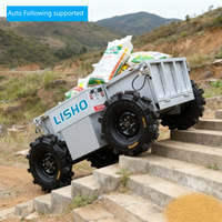 Chargement lourd télécommande électrique montagneux escalade transporteur ferme chariot Robot véhicule UGV