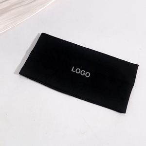 HB50001 للبيع بالجملة عصابة رأس رياضية غير قابلة للإنزلاق ربطة شعر مرنة مخصصة لتمارين اللياقة البدنية وعصابة رأس رياضية واسعة فاخرة - Product Image 4