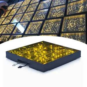 Étanche Double Miroir fête de mariage Interactive 50x50cm starlight pistes de danse led dancefloor scintillement