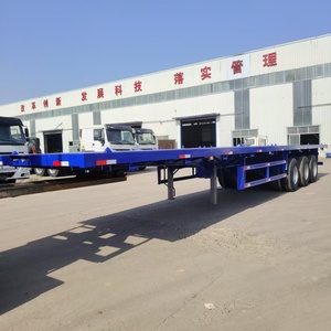 Semirremolques de Plataforma de Tracción Usados de 2/3/4 Ejes, 40 pies y 50 pies, a los <span class=keywords><strong>Precios</strong></span> Más Bajos de China, en Venta - Product Image 5