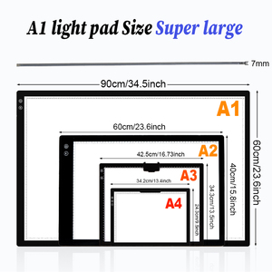 Large LED Light Pad Building Block Toy 6 Levels Stepless Dimming Tracing Box <strong>A1</strong> <strong>Drawing</strong> <strong>Board</strong> 6000mAh Battery - Product Image 5