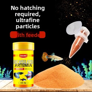 Oeufs de crevettes en saumure éclosable poissons nourrissent de petits granulés en plastique moderne poisson juvénile écologique Guppy Betta poisson tropical <span class=keywords><strong>vivant</strong></span> - Product Image 3