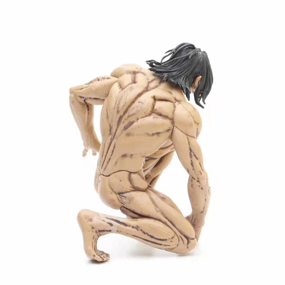 Figuras de acción de PVC de Attack on Titan, Eren, Levi, Hange, Zoe