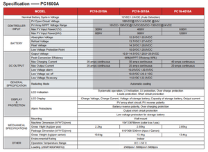 Phải <span class=keywords><strong>Mppt</strong></span> Bộ Điều Khiển Sạc Năng Lượng Mặt Trời RS485 Liên Lạc Cảm Biến Nhiệt Độ Pin - Product Image 6