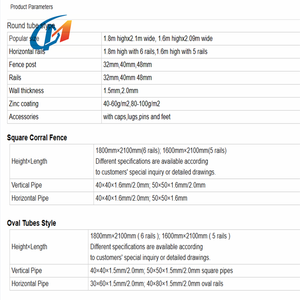 PVC Vinyl Horse Stall Zaun Rinder Corral Ranch Viehzaun mit rundem Rohr - Product Image 6