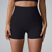 Nouvel Arrivage Short de Yoga et Cycliste pour Femme, Taille Haute, Ceinture Croisée de 3 Pouces, Effet Fesses Galbées, Séchage Rapide