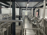 Solutions fiables pour brasseries 2000L/2500L/3000L avec cuves de fermentation contrôlées par PLC, pompe, moteur et construction en acier inoxydable