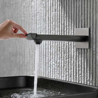 Robinet de lavabo de salle de bain en laiton, nouveau design, à poser sur le comptoir, mitigeur monocommande eau chaude et froide, avec cartouche céramique, monotrou