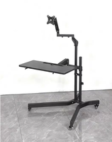 Support universel réglable pour lit, canapé et atelier, doté d'une construction métallique durable et d'une base stable antidérapante
