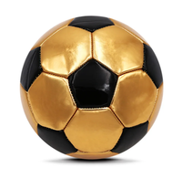 Ballon de football personnalisé avec logo, taille 5, en cuir métallique, haute élasticité, imperméable, résistant aux chocs, pour entraînement en intérieur et en extérieur