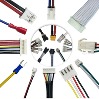 Kustom HY2.0 1-to-2 PCB kabel Harness konektor SAN2.0 Terminal kabel PTFE PVC bahan isolasi untuk Robot penyedot debu