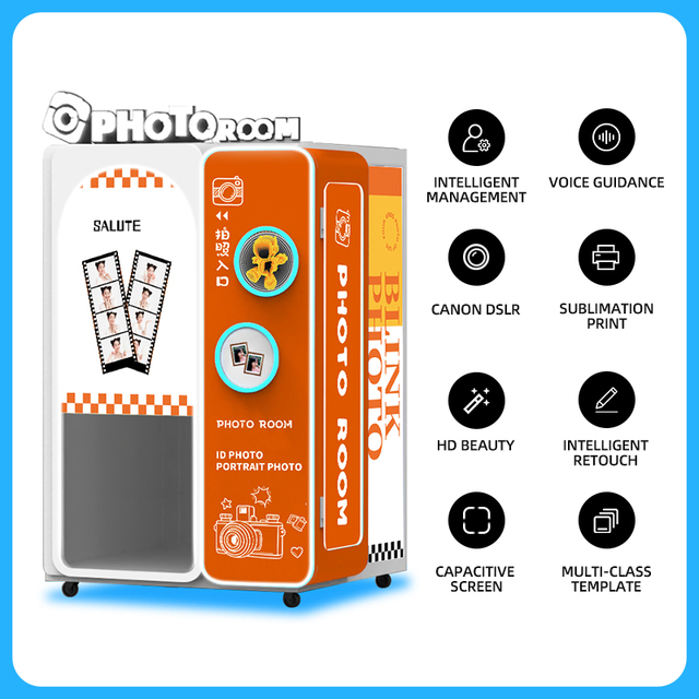 Vintage Photo Booth Machine for Wedding & Events