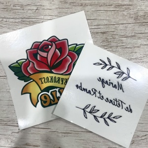 Tatuaggio Temporaneo Personalizzato per Donne e Ragazze, Alta Qualità, Lunga Durata, Impermeabile, Carta Bianca, Alla Moda, Stampato, Sexy, con Motivi Floreali - Product Image 5