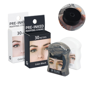 Hilo de Algodón Pre-Entintado de 30m para Diseño de Cejas, Hilo Desechable para Microblading y Plantillas de Cejas - Product Image 1
