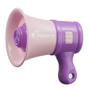 Mini mégaphone trompette pour enfants, avec fonction d'enregistrement vocal et de musique, instrument de musique en plastique unisexe de 2 à 6 ans - Product Image 5