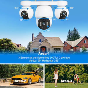 V380 גבוהה <span class=keywords><strong>360</strong></span> מצלמה מעקב סולארי חיצוני פנורמי 4g אלחוטי תלת-מסך מובנה תלת-מסך cmic - Product Image 2