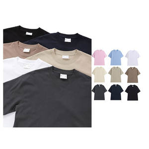 Cheap Price Classic Simple Blank Unisex T-shirt Soft Cotton <b>Polyester</b> Tees Casual Summer Top Plus Size <b>Tshirts</b> for Men - Product Image 1