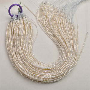 2-3Mm Mini Kleine Rijst Ovale Druppel Gekweekte Parel Natuurlijke Zoetwaterparel Handgemaakte Diy Streng Losse Parel Kralen - Product Image 3